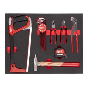 set splošnega orodja, vložek iz pene