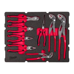 PACKOUT™ set klešč (8 - delni) v vložku iz pene za predalnik