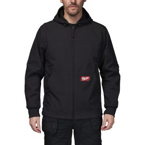 Softshell jakna s kapuco FREEFLEX™, črna