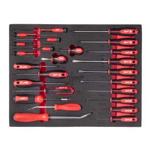 38 pc Screwdriver and Prybar Set Foam Insert