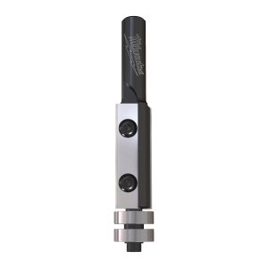 Flush trimming bits with carbide insert knives