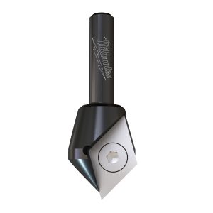 V Groove bits with carbide insert knives