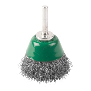 Cup Brushes shank 6mm crimped wire