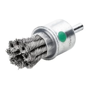End Brushes shank 6mm knotted wire
