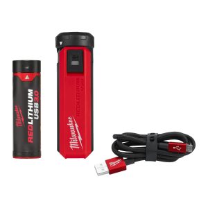 Set prenosnega napajalnika in polnilca REDLITHIUM™ USB